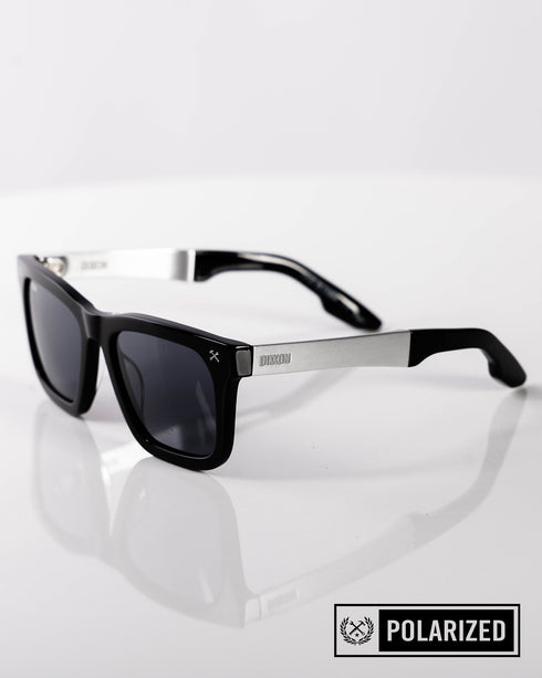 ANVIL METAL POLARIZED SUNGLASSES - BLACK/GREY
